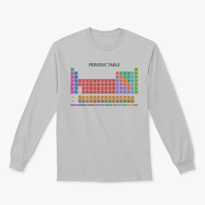 Periodic Table T-shirt (Light)