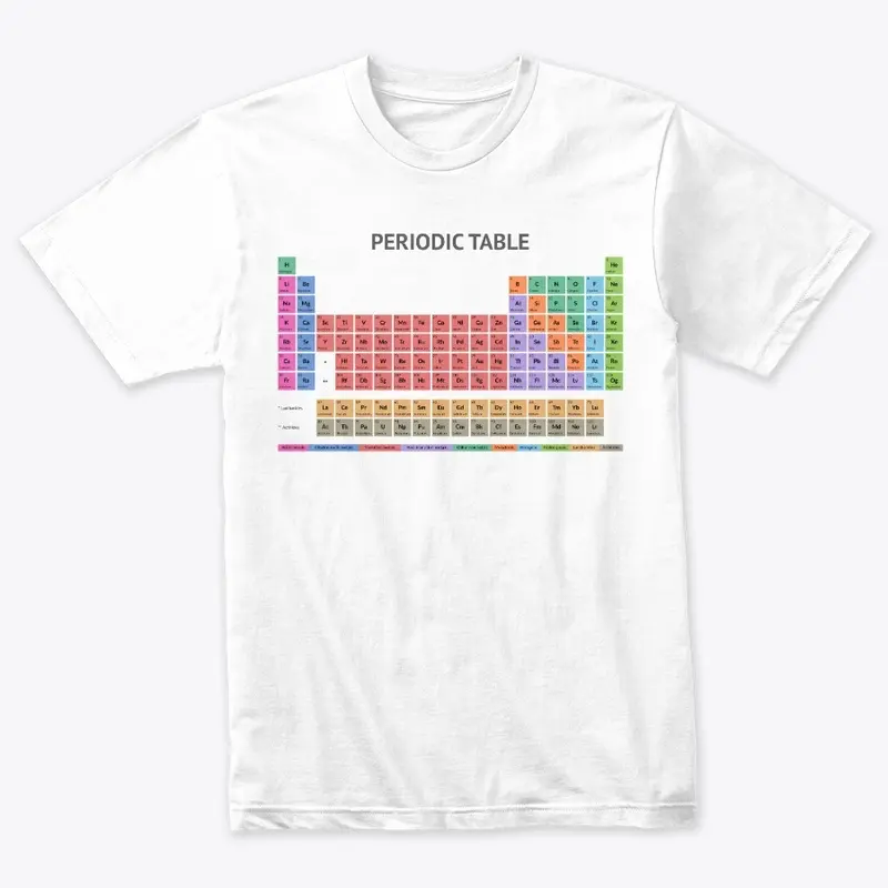 Periodic Table T-shirt (Light)