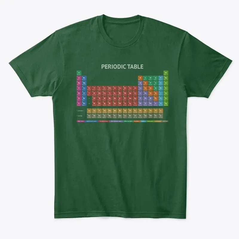 Periodic Table T-shirt (Dark)