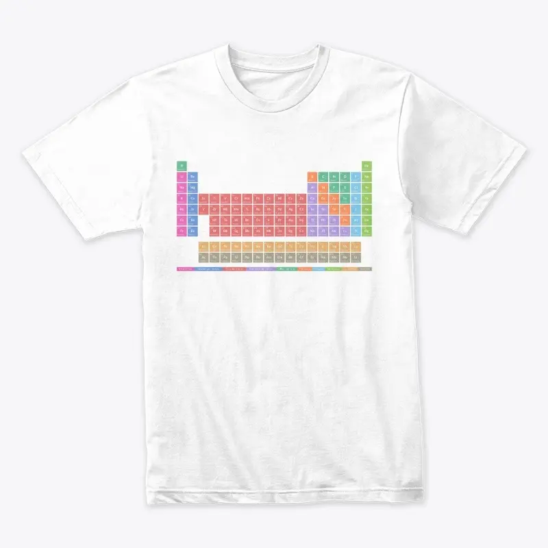 Periodic Table T-shirt (Dark)