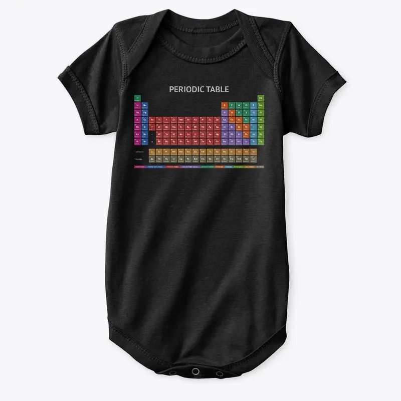 Periodic Table T-shirt (Dark)