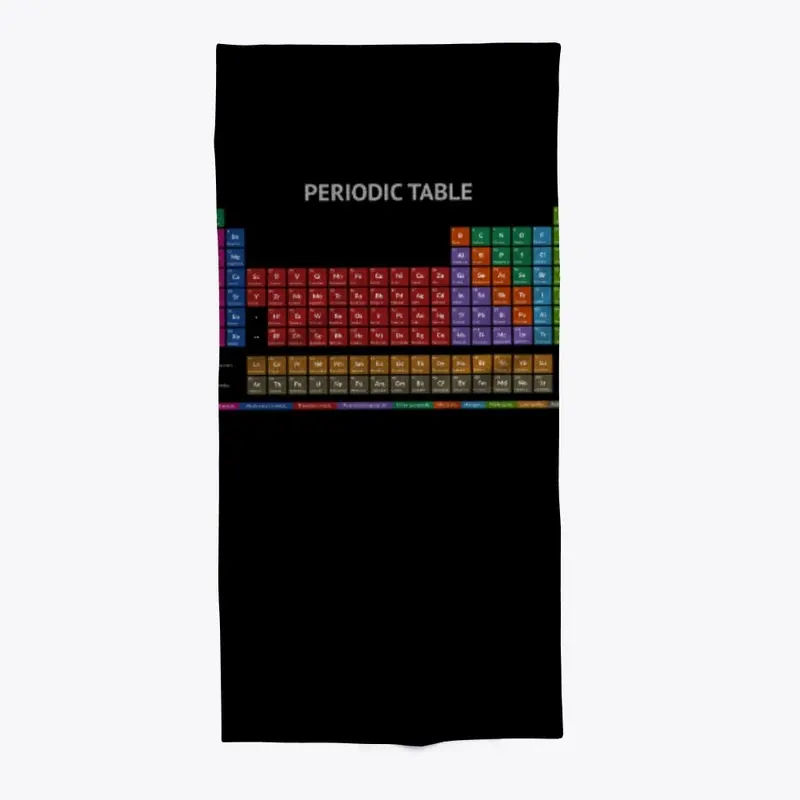 Periodic Table T-shirt (Dark)