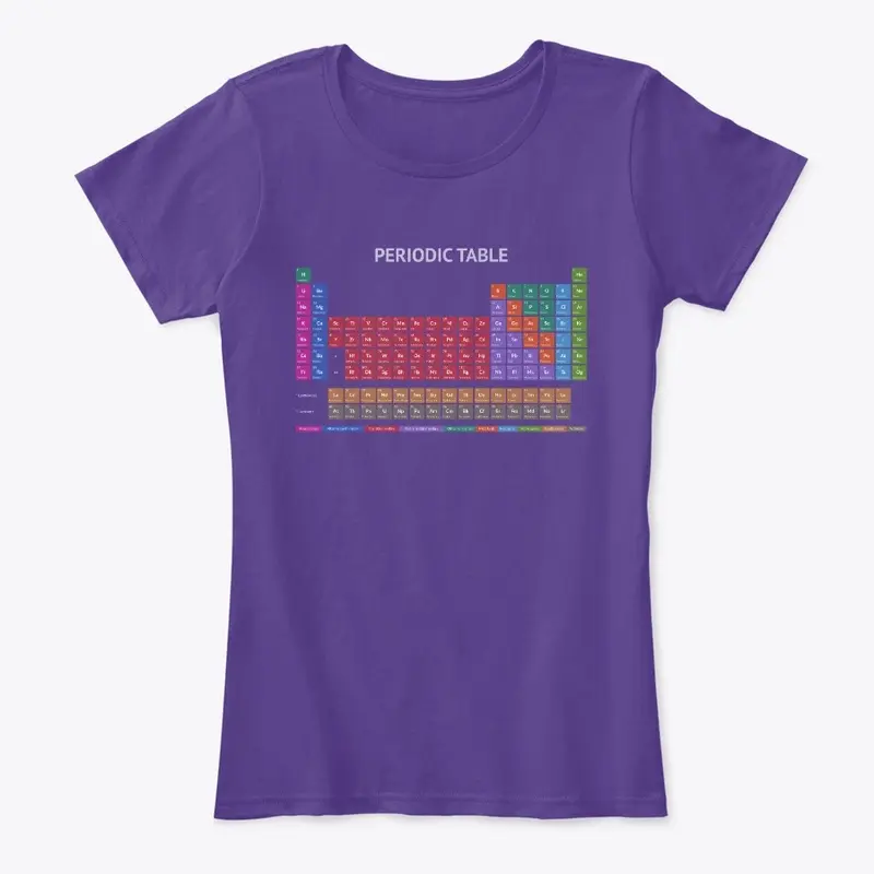 Periodic Table T-shirt (Dark)