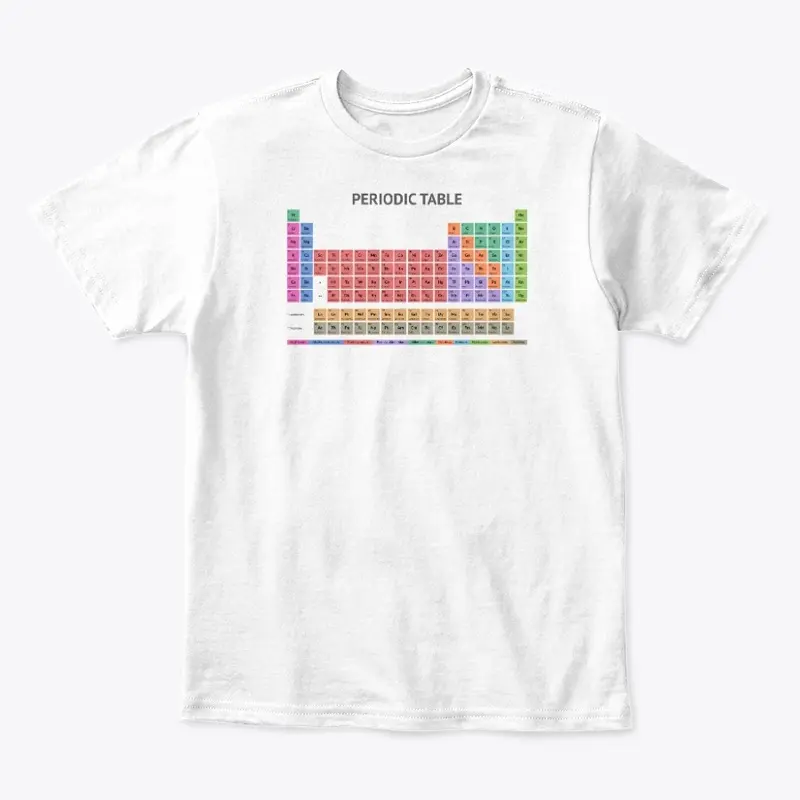 Periodic Table T-shirt (Light)